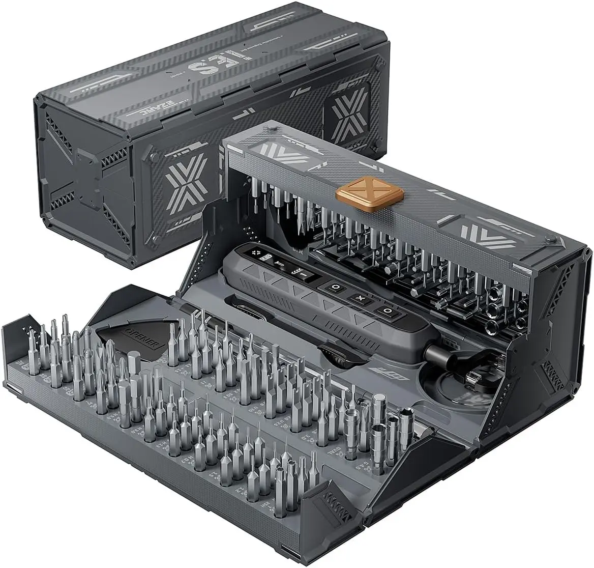 Cordless Electric Screwdriver Set, 181 in 1 with 160 Magnetic Bits, Adjustable Torque for Phone Laptop Repair
Cordless Electric Screwdriver Set, 181 in 1 with 160 Magnetic Bits, Adjustable Torque for Phone Laptop Repair