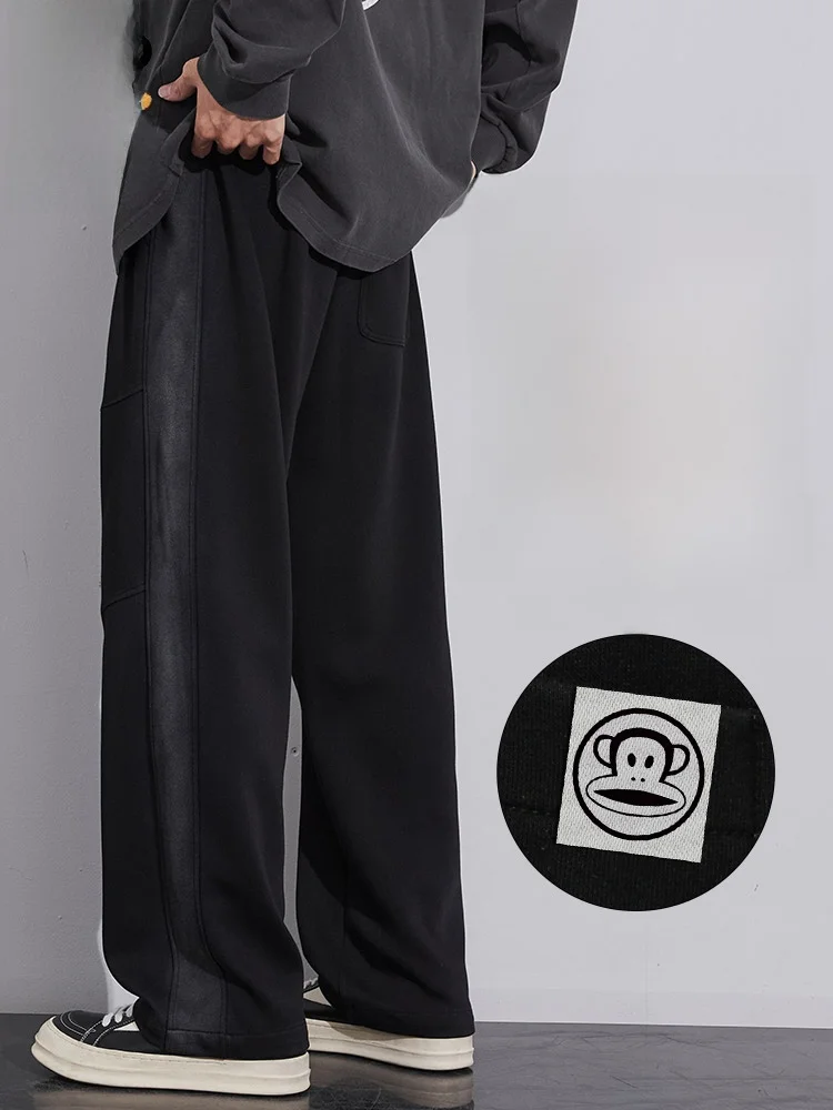 Мужские спортивные брюки Paul Frank: американский повседневный стиль, осенние, плотные, свободные, прямые, широкие штанины, дышащие, комфортные
Мужские спортивные брюки Paul Frank: американский повседневный стиль, осенние, плотные, свободные, прямые, широкие штанины, дышащие, комфортные