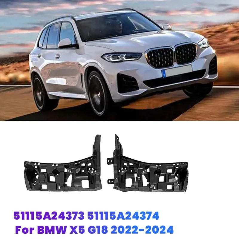 Left+Right Rear Bumper Inner Bracke 51115A24373 51115A24374 For BMW X5 G18 2022-2024 Side Lower Air Inlet Grille
Left+Right Rear Bumper Inner Bracke 51115A24373 51115A24374 For BMW X5 G18 2022-2024 Side Lower Air Inlet Grille