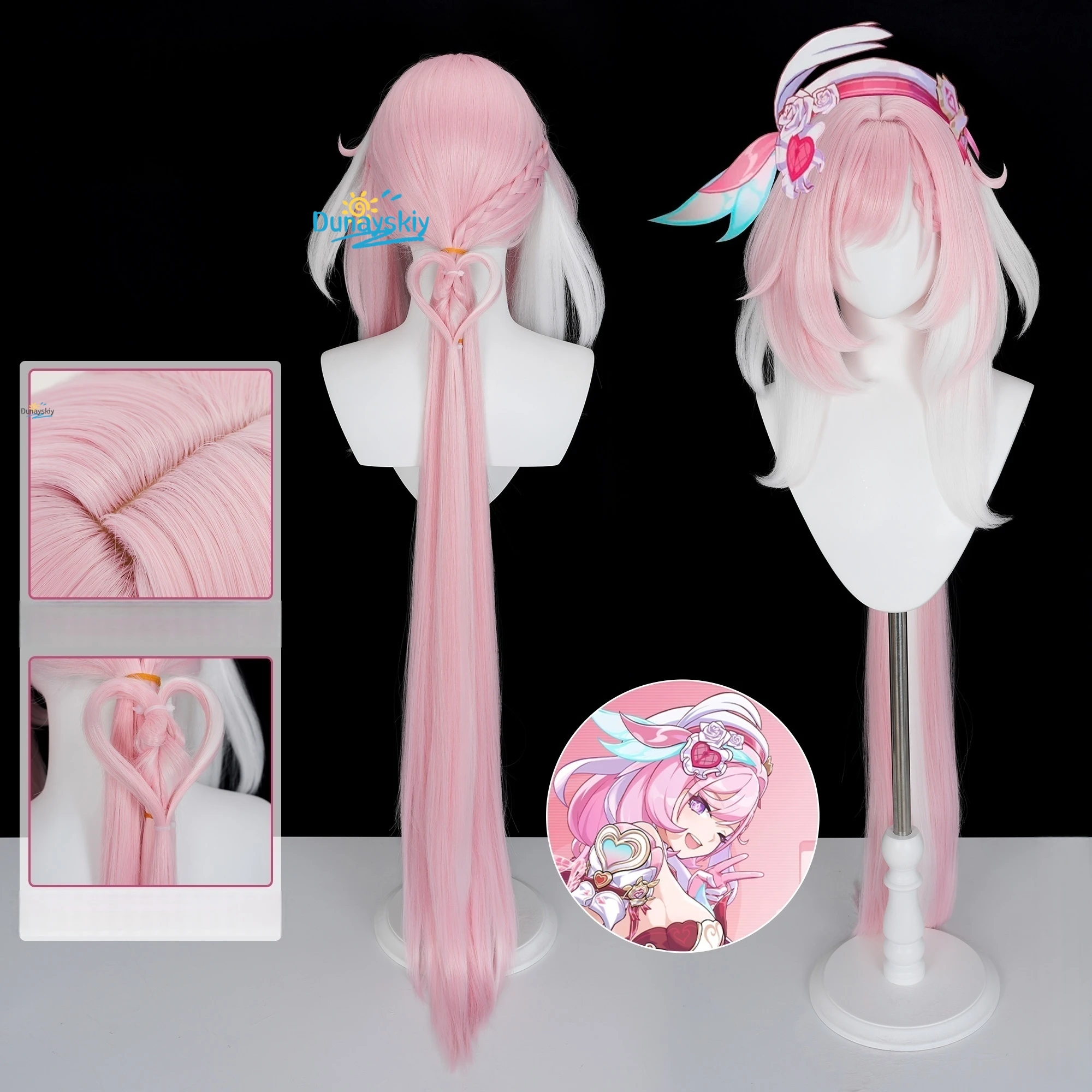 Honkai Star Rail Elysia Cosplay Wig Anime Game Pink White Long Hair Women Wig for Party Halloween Role Play
Honkai Star Rail Elysia Cosplay Wig Anime Game Pink White Long Hair Women Wig for Party Halloween Role Play