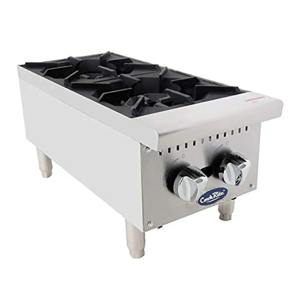 12" Heavy Duty Gas Hot Plate Stock Pot Range Hotel Food Truck Vertical Countertop Stainless Steel Adjustable Legs Standby Pilots
12" Heavy Duty Gas Hot Plate Stock Pot Range Hotel Food Truck Vertical Countertop Stainless Steel Adjustable Legs Standby Pilots