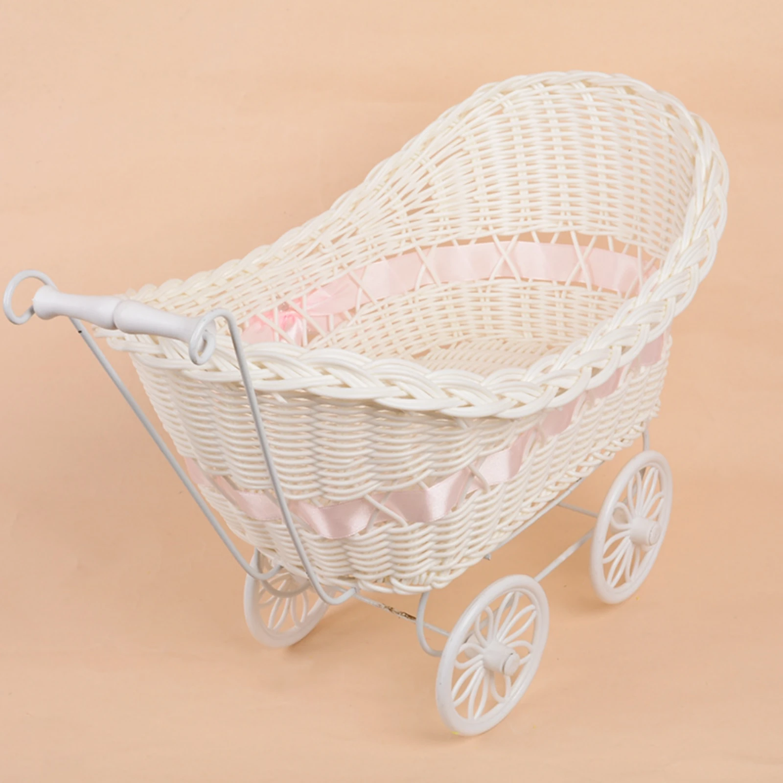 Tricycle Flower Basket Ribbon Trim Pushcart Flower Basket Home Decor Pink Rattan-Style for Display, Craft
Tricycle Flower Basket Ribbon Trim Pushcart Flower Basket Home Decor Pink Rattan-Style for Display, Craft