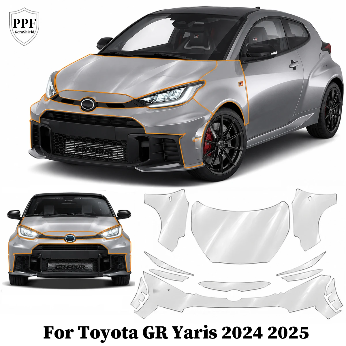 For Toyota GR Yaris 2024 2025 2026 TPU Paint Protection Film Anti-Scratch Repairable Resistant Pre-cut Clear PPF Car Accessories
For Toyota GR Yaris 2024 2025 2026 TPU Paint Protection Film Anti-Scratch Repairable Resistant Pre-cut Clear PPF Car Accessories