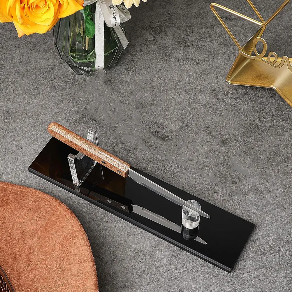 Single Acrylic Cutter Display Rack Desktop Organizer Kitchen Utensil Storage Holder Rack Decorative Stand Desktop Cutter Bracket 
Single Acrylic Cutter Display Rack Desktop Organizer Kitchen Utensil Storage Holder Rack Decorative Stand Desktop Cutter Bracket
