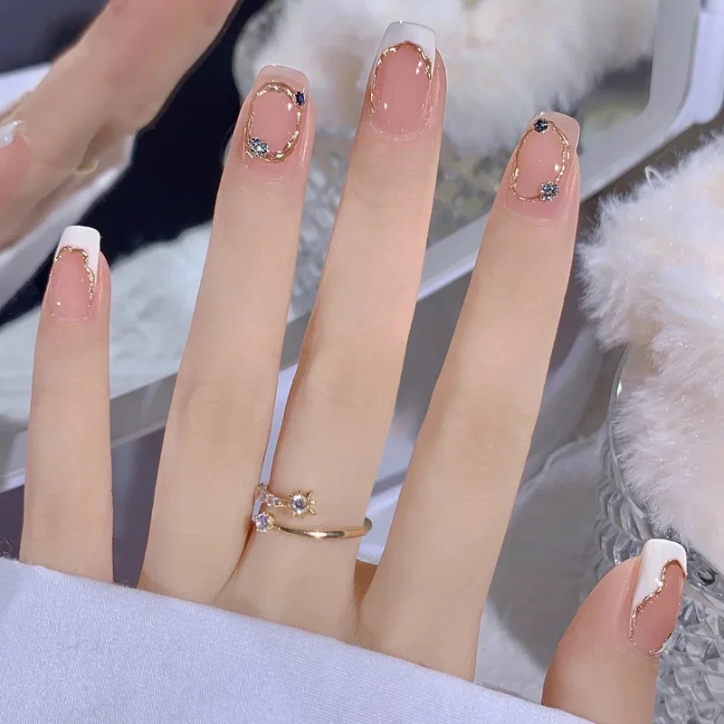 24Pcs Short Square Press On Nails Pink Fake Nails 3D Love Heart Butterfly Rhinestone Design Y2k False Nail Full Cover Nail Tips
24Pcs Short Square Press On Nails Pink Fake Nails 3D Love Heart Butterfly Rhinestone Design Y2k False Nail Full Cover Nail Tips