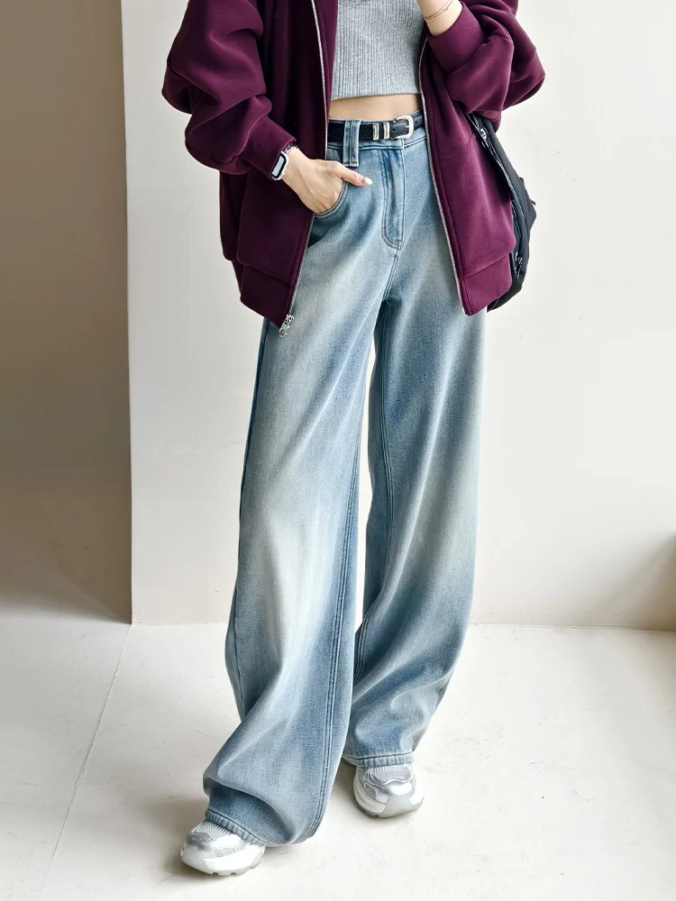 MeiYang повседневные джинсы с высокой талией, бархатные прямые брюки с завышенной талией, синие джинсовые зимние сезоны, женские свободные посадки, без стрейч
MeiYang повседневные джинсы с высокой талией, бархатные прямые брюки с завышенной талией, синие джинсовые зимние сезоны, женские свободные посадки, без стрейч