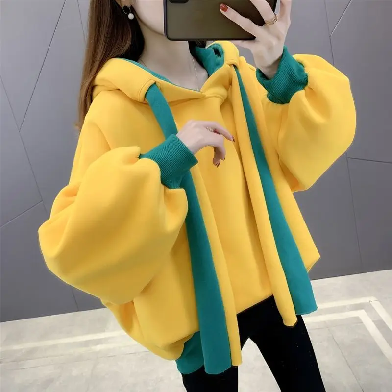 Women Hoodie Sweatshirt Oversized Jacket Autumn Winter Pullover Korean Fashion Tops Women's Clothing New
Women Hoodie Sweatshirt Oversized Jacket Autumn Winter Pullover Korean Fashion Tops Women's Clothing New