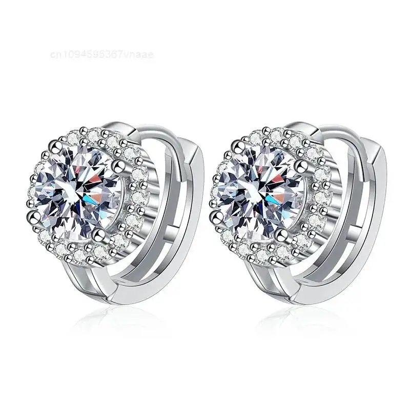OAHLAN Fine Jewelry 2CT Round Cut Sparkling Moissanite Sunflower 925 Sterling Silver Earrings for Women Engagement Anniversary
OAHLAN Fine Jewelry 2CT Round Cut Sparkling Moissanite Sunflower 925 Sterling Silver Earrings for Women Engagement Anniversary