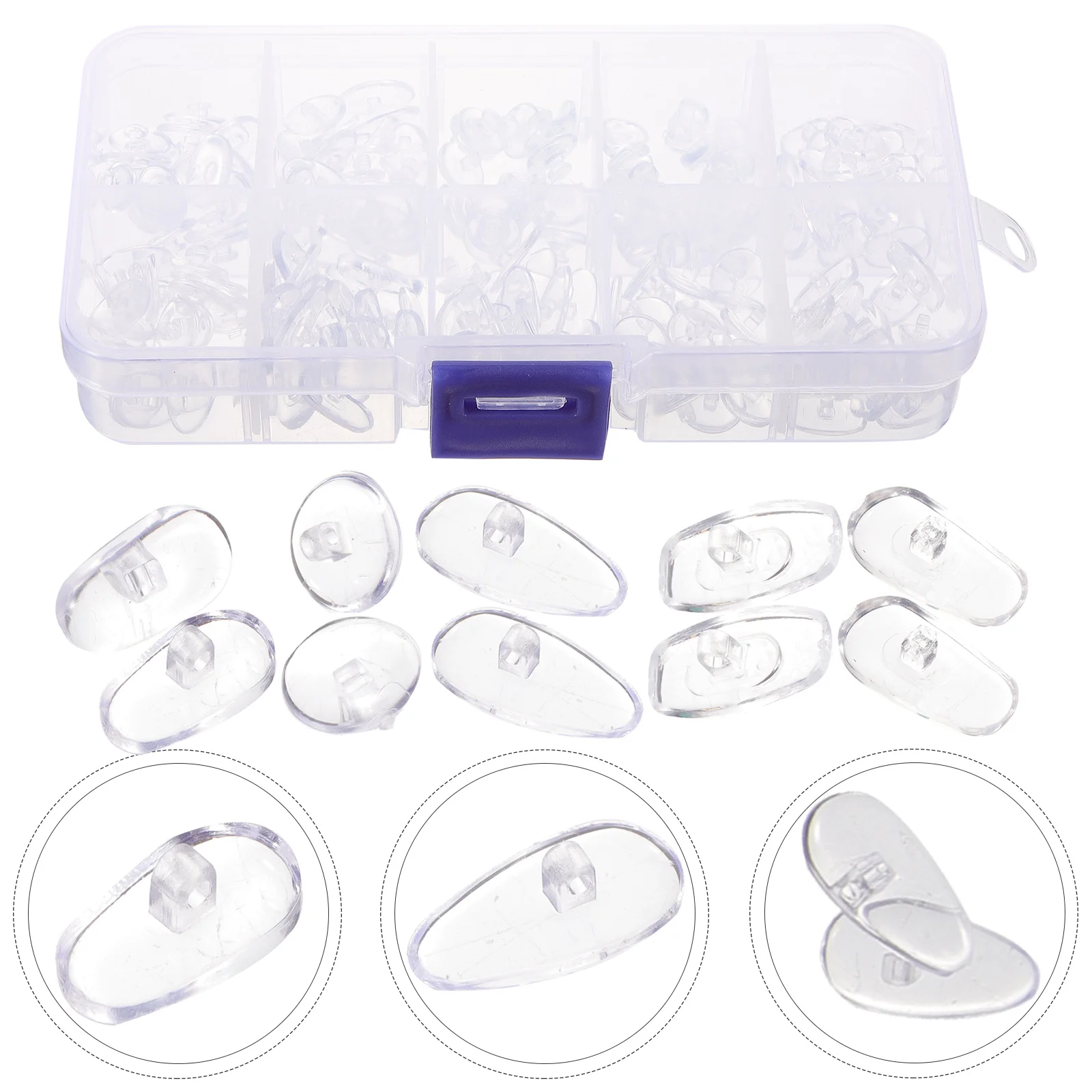 10 Types Silicone Nose Pads Comfortable Anti Slip for Glasses Frames Sunglasses Nose Bridge Accessories Supports Plastic Parts
10 Types Silicone Nose Pads Comfortable Anti Slip for Glasses Frames Sunglasses Nose Bridge Accessories Supports Plastic Parts