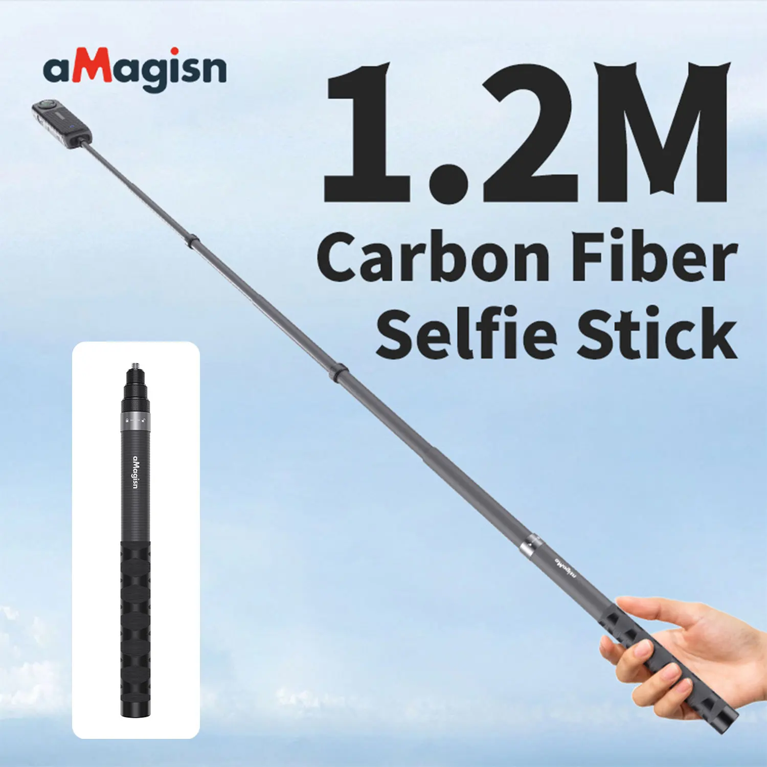 Selfie Stick for DJl/GoPro/Insta360, Perfect for Outdoor Sports, Ideal Gift and Holiday Travel and Campus Photography
Selfie Stick for DJl/GoPro/Insta360, Perfect for Outdoor Sports, Ideal Gift and Holiday Travel and Campus Photography