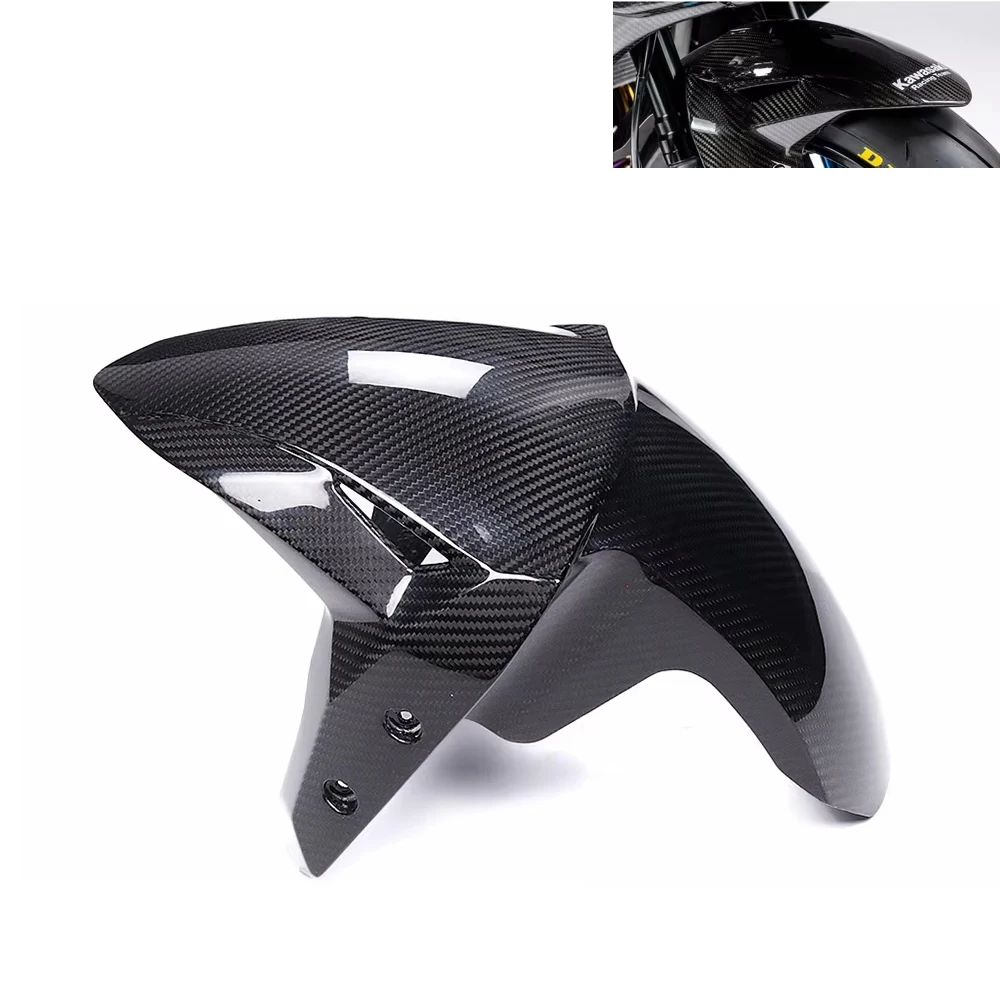 3K Dry Carbon Fiber Motorcycle Front Fender Mudguard Tire Hugger For Kawasaki Ninja ZX-4R ZX-4RR ZX25R 2020 2021 2022 2023 2024
3K Dry Carbon Fiber Motorcycle Front Fender Mudguard Tire Hugger For Kawasaki Ninja ZX-4R ZX-4RR ZX25R 2020 2021 2022 2023 2024