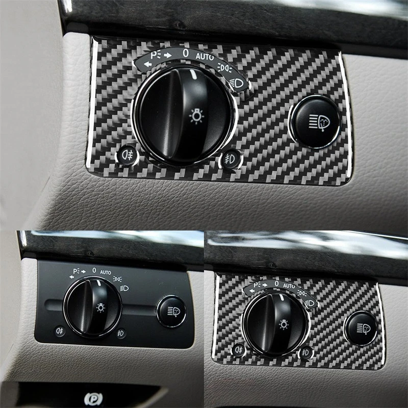 For Mercedes E-Class 2003-2009 Carbon Fiber Headlight Switch Trim Interior Decoration Cover Car Modification Upgrade Accessories
For Mercedes E-Class 2003-2009 Carbon Fiber Headlight Switch Trim Interior Decoration Cover Car Modification Upgrade Accessories