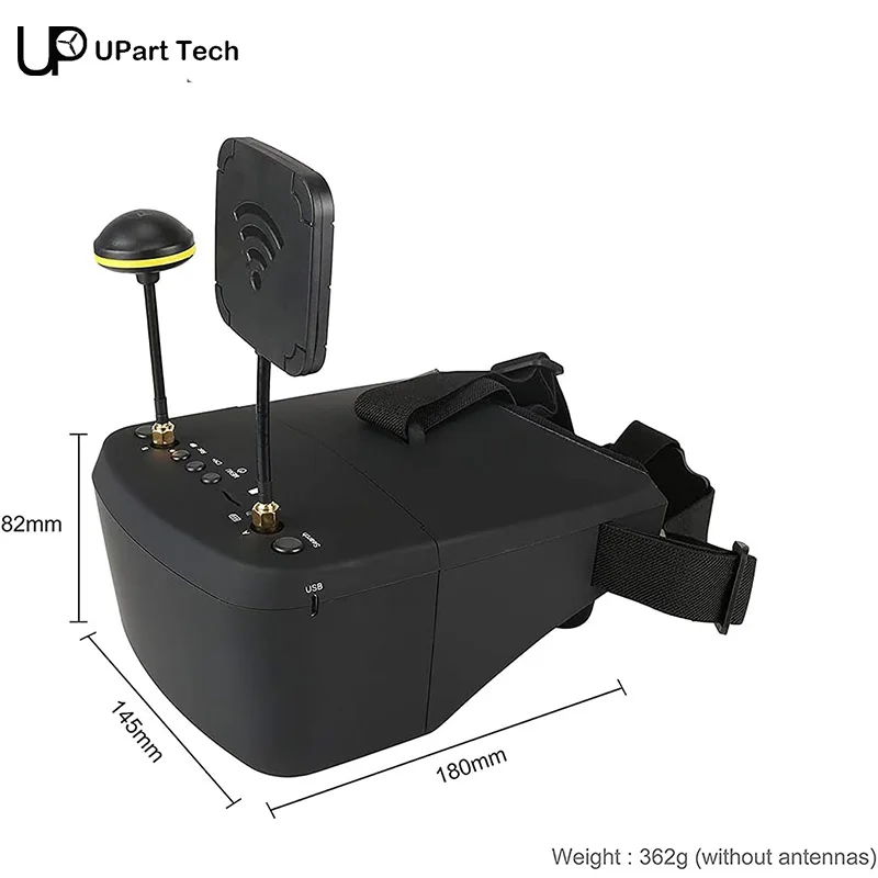 800D Video Glasses 5.8G Receive 40CH Image Transmission 5-inch DVR Recording FPV Remote Control Car Drone FPV Drone 
800D Video Glasses 5.8G Receive 40CH Image Transmission 5-inch DVR Recording FPV Remote Control Car Drone FPV Drone