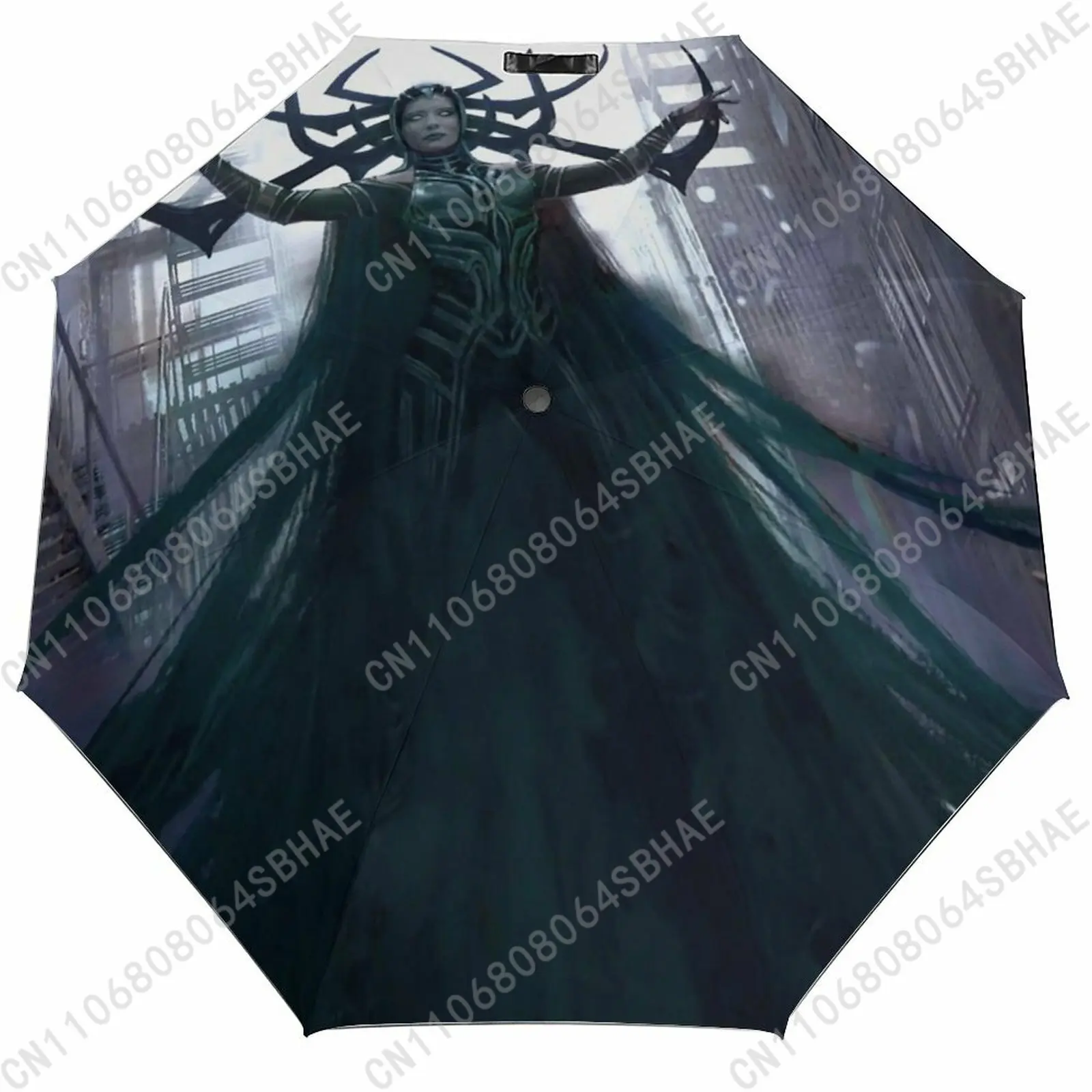Marvel Hela Automatic Foldable Umbrella One Button Umbrella with Black Coating Umbrella with Matching Pouch Cosplay
Marvel Hela Automatic Foldable Umbrella One Button Umbrella with Black Coating Umbrella with Matching Pouch Cosplay