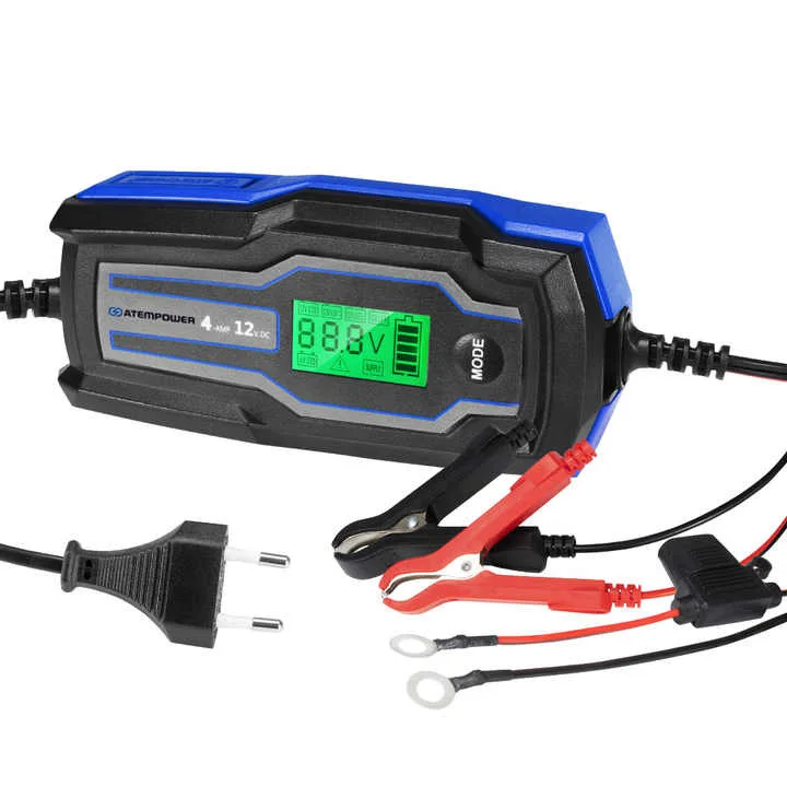 ATEM POWER 4A 6V/12V Smart AC To DC Battery Charger With LED Digital Display And EU Plug
ATEM POWER 4A 6V/12V Smart AC To DC Battery Charger With LED Digital Display And EU Plug