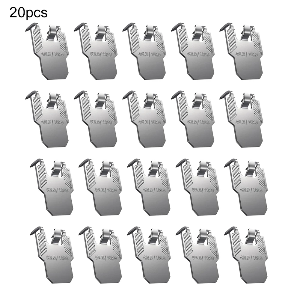 For Drywall Picture Hanging Claw Hooks 2040 Pack No Damage Securely Holds Up to 40 Pounds for Various Displays
For Drywall Picture Hanging Claw Hooks 2040 Pack No Damage Securely Holds Up to 40 Pounds for Various Displays