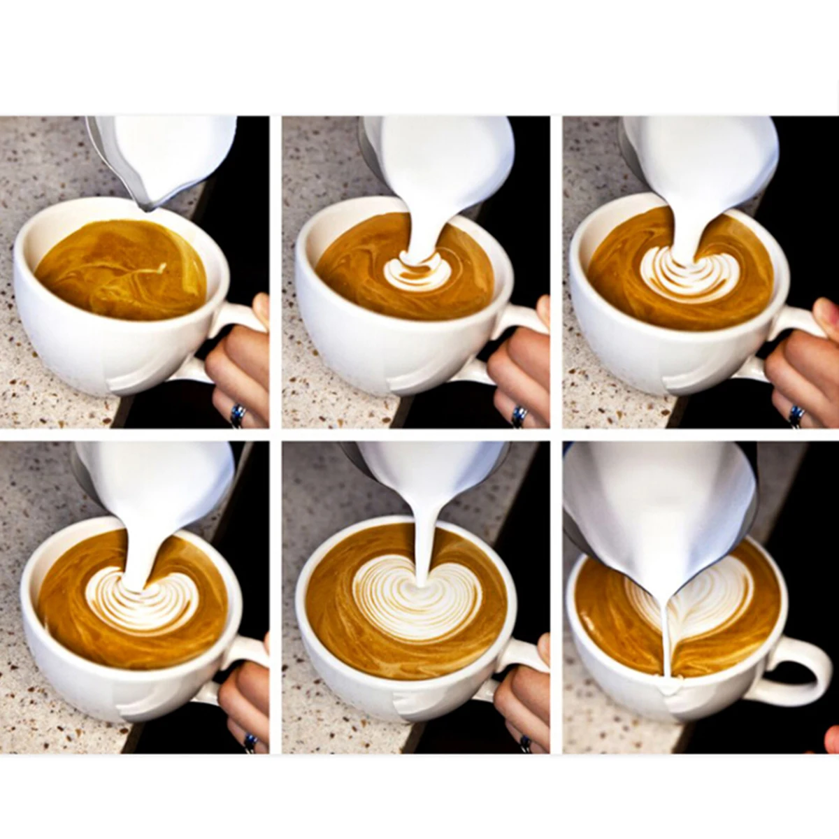 150Ml Stainless Steel Milk Frothing Jug Latte Pourer Cappuccino Coffee Lightweight Portable Chic Design Dishwasher Safe
150Ml Stainless Steel Milk Frothing Jug Latte Pourer Cappuccino Coffee Lightweight Portable Chic Design Dishwasher Safe