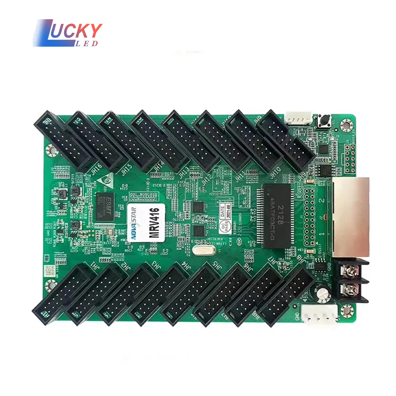 MRV416 Receiving Card 512x384 Pixels 16 HUB75E Ports HBU75E Full Color LED Display Electronic Billboard Received Card
MRV416 Receiving Card 512x384 Pixels 16 HUB75E Ports HBU75E Full Color LED Display Electronic Billboard Received Card