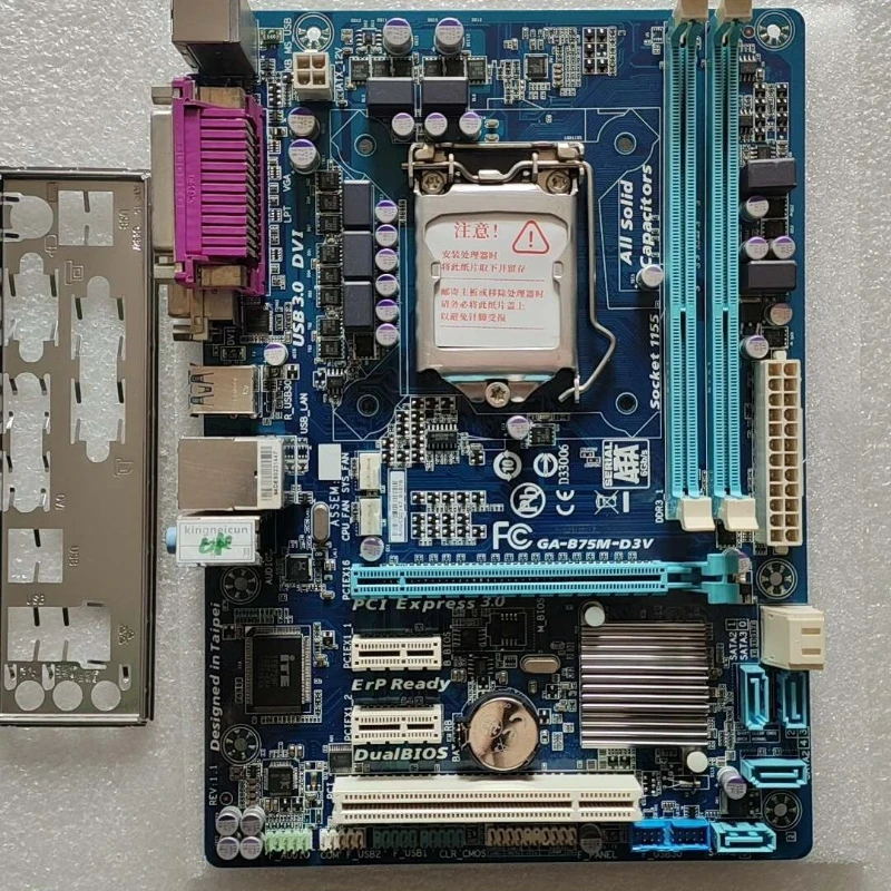 used for Gigabyte GA-B75M-D3V LGA1155 Intel B75 mATX Motherboard DDR3 VGA DVI USB3.0
used for Gigabyte GA-B75M-D3V LGA1155 Intel B75 mATX Motherboard DDR3 VGA DVI USB3.0