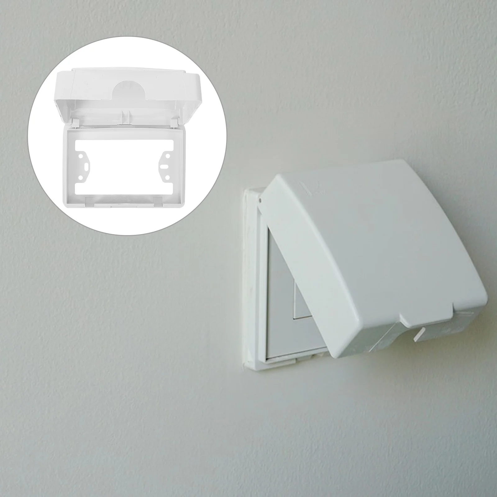 2Pcs Waterproof Wall Outlet Cover 118 Style Durable ABS Socket Protector for Bathroom Kitchen Plug Receptacle Accessories 
2Pcs Waterproof Wall Outlet Cover 118 Style Durable ABS Socket Protector for Bathroom Kitchen Plug Receptacle Accessories