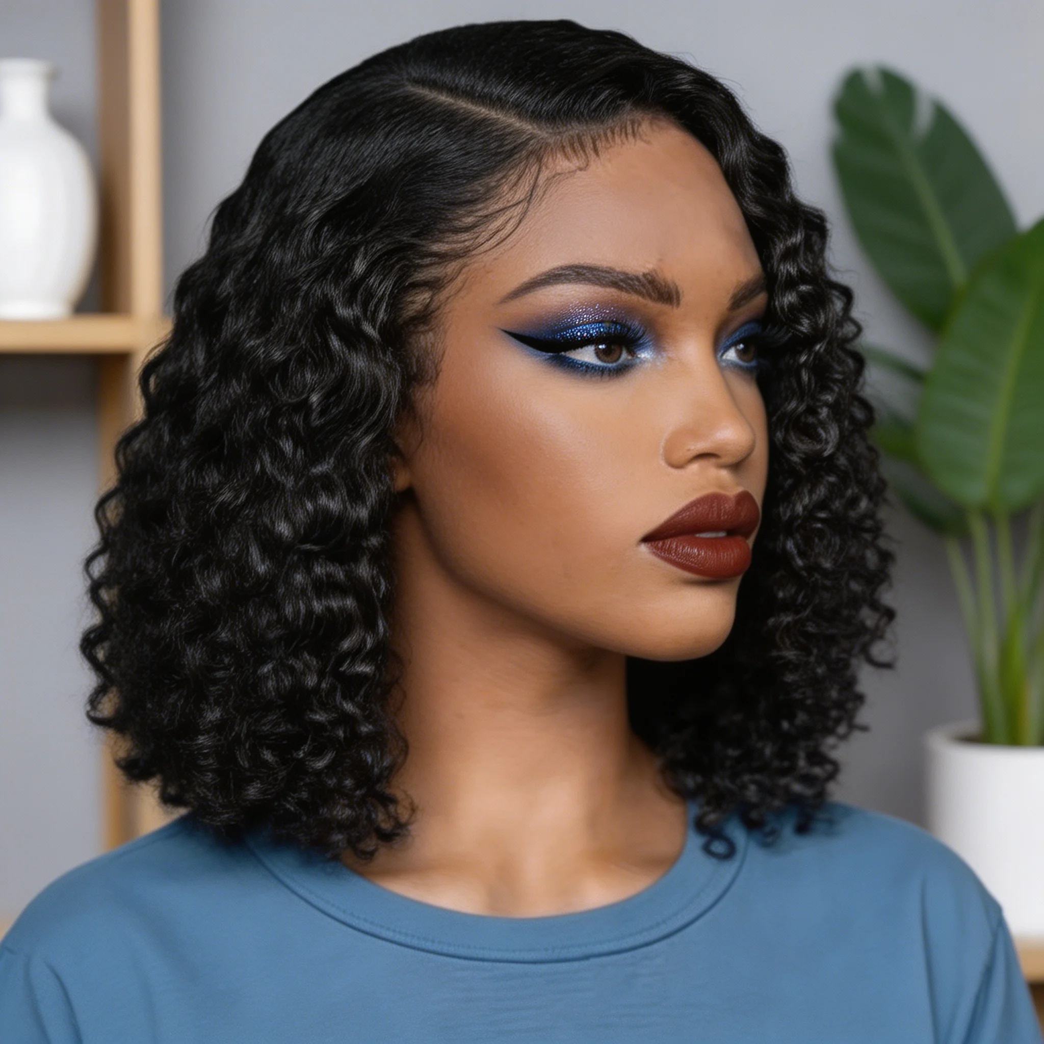 7x5 Glueless Water Curly Short Bob 13x4 Lace Front Pre Plucked Wig 13x6 Deep Wave Lace Frontal Human Hair Wigs 250% Wear And Go
7x5 Glueless Water Curly Short Bob 13x4 Lace Front Pre Plucked Wig 13x6 Deep Wave Lace Frontal Human Hair Wigs 250% Wear And Go