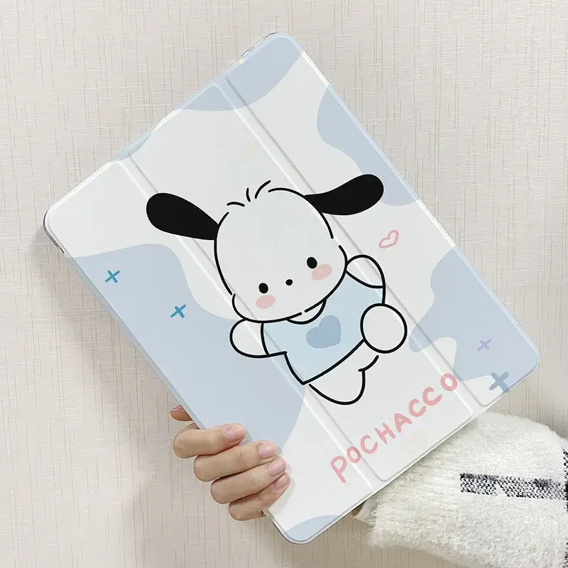 Cartoon Sanrio Pochacco Tablet Case For iPad Air4 5 Mini 4 5 6 8.3 7/8th 10 Generation 10.9 Three-fold Pen Slot Protective Cover
Cartoon Sanrio Pochacco Tablet Case For iPad Air4 5 Mini 4 5 6 8.3 7/8th 10 Generation 10.9 Three-fold Pen Slot Protective Cover
