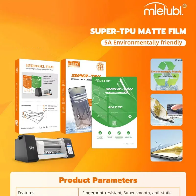 50PCs Mietubl Hydrogel Film SUPER-TPU Raw Material Film For Cutter Machine Plotter HD MATTE for Mobile Phone Screen Protector
50PCs Mietubl Hydrogel Film SUPER-TPU Raw Material Film For Cutter Machine Plotter HD MATTE for Mobile Phone Screen Protector
