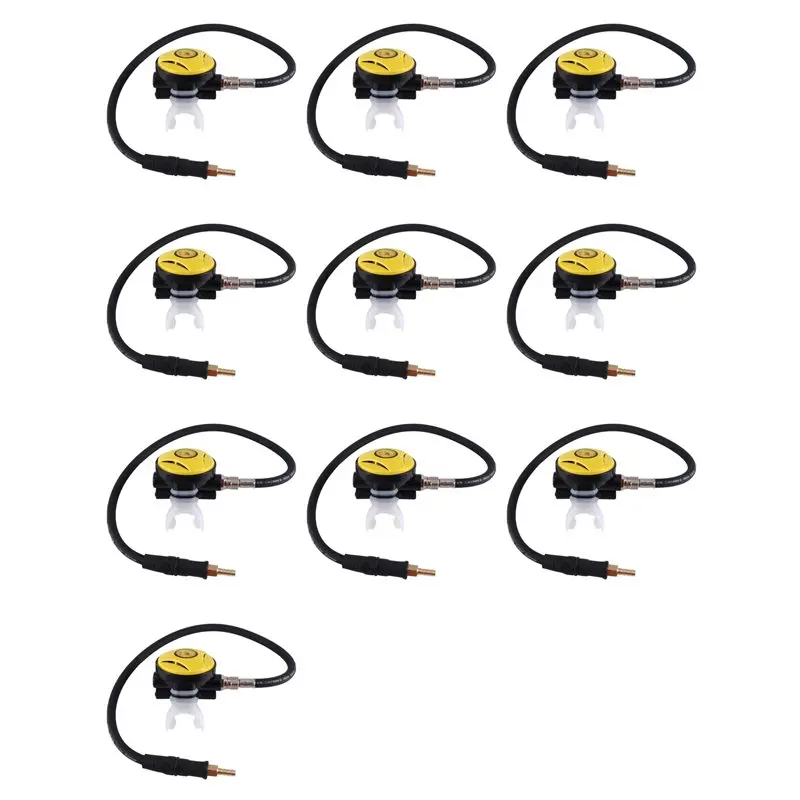 【SPECIAL】10X Scuba Diver Regulator Diving Snorkel Tube Snorkeling Equipment Pressure Reducer 2Nd Dive Diving Regulator-Yellow
【SPECIAL】10X Scuba Diver Regulator Diving Snorkel Tube Snorkeling Equipment Pressure Reducer 2Nd Dive Diving Regulator-Yellow