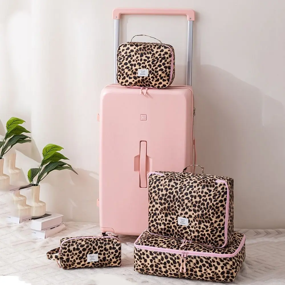 4Pcs/set Large Capacity Leopard Print Storage Bag Waterproof Foldable Travel Organiser Pouch Space Saving Zipper Closure
4Pcs/set Large Capacity Leopard Print Storage Bag Waterproof Foldable Travel Organiser Pouch Space Saving Zipper Closure