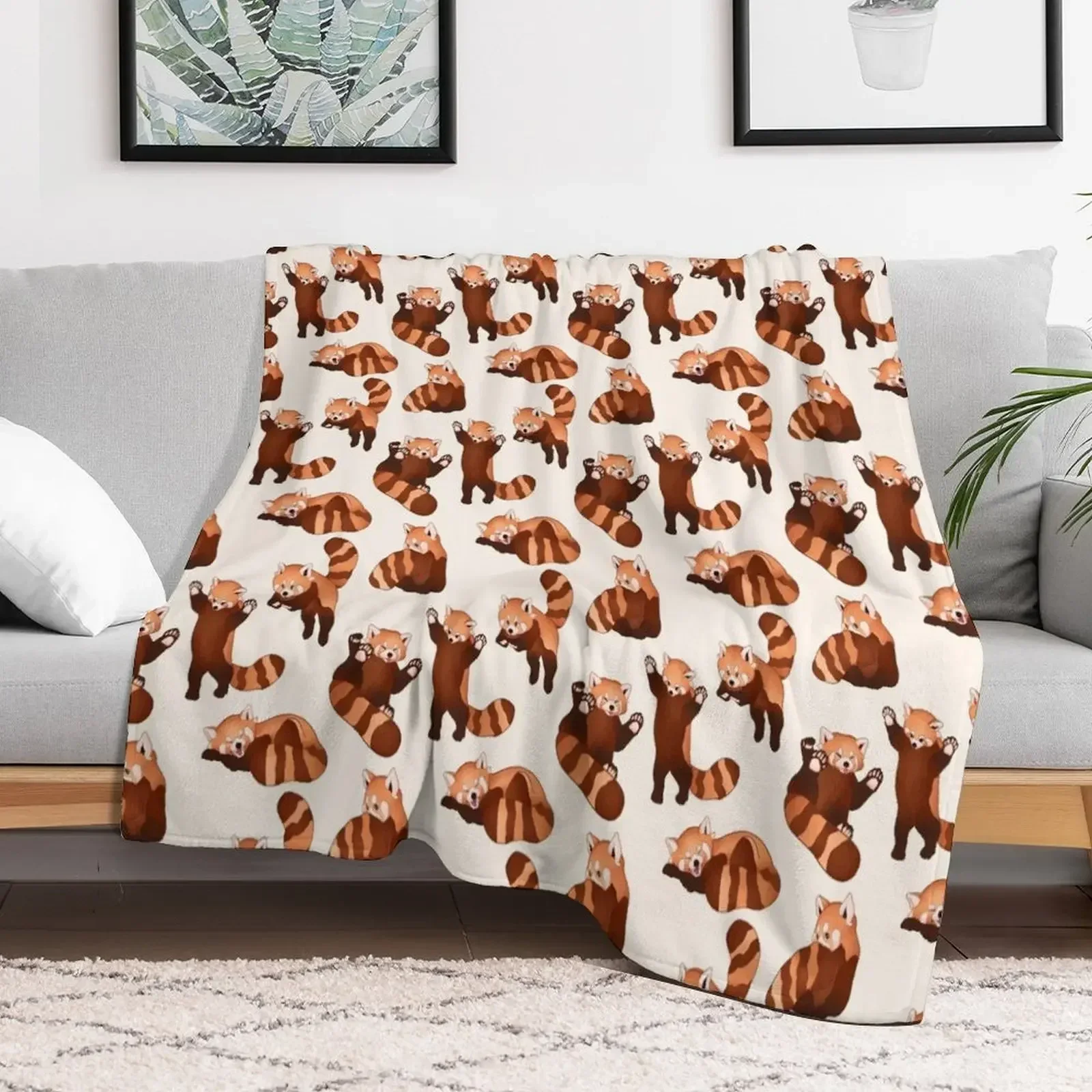 Red Panda Pattern Throw Blanket Plaid on the sofa Bed covers Loose For Baby Blankets
Red Panda Pattern Throw Blanket Plaid on the sofa Bed covers Loose For Baby Blankets