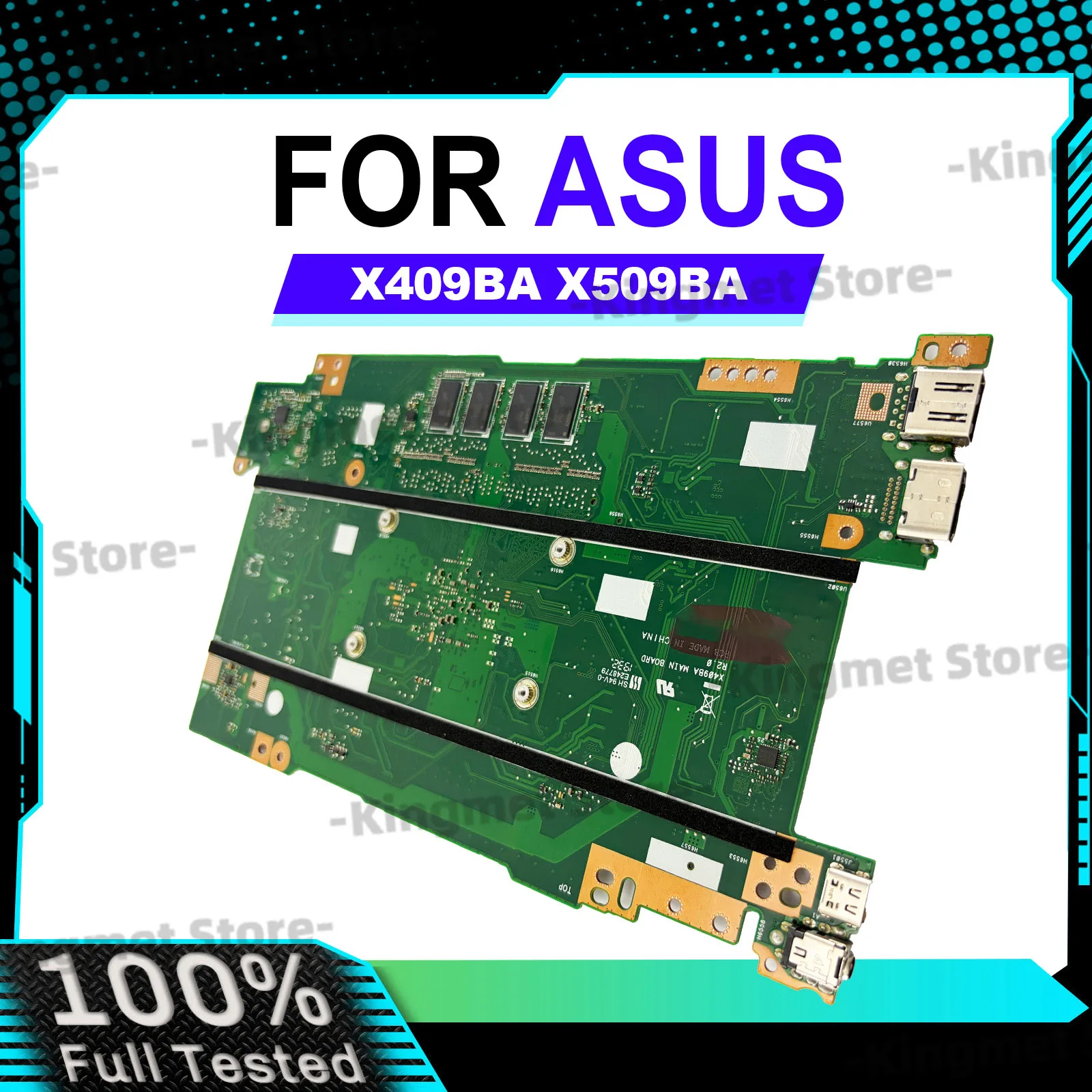 X409BA Laptop Motherboard For ASUS VivoBook M509BA D409BA X509BA X409B M409BA D509BA Mainboard With A6 A8 A9 CPU 100% tests OK
X409BA Laptop Motherboard For ASUS VivoBook M509BA D409BA X509BA X409B M409BA D509BA Mainboard With A6 A8 A9 CPU 100% tests OK