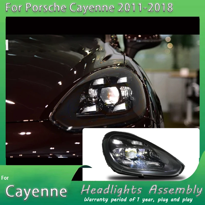 Car LED Headlights For Porsche Cayenne Headlight Assembly 2011-2018, Upgrade to 2021 Style Matrix LED Daytime Running Light
Car LED Headlights For Porsche Cayenne Headlight Assembly 2011-2018, Upgrade to 2021 Style Matrix LED Daytime Running Light