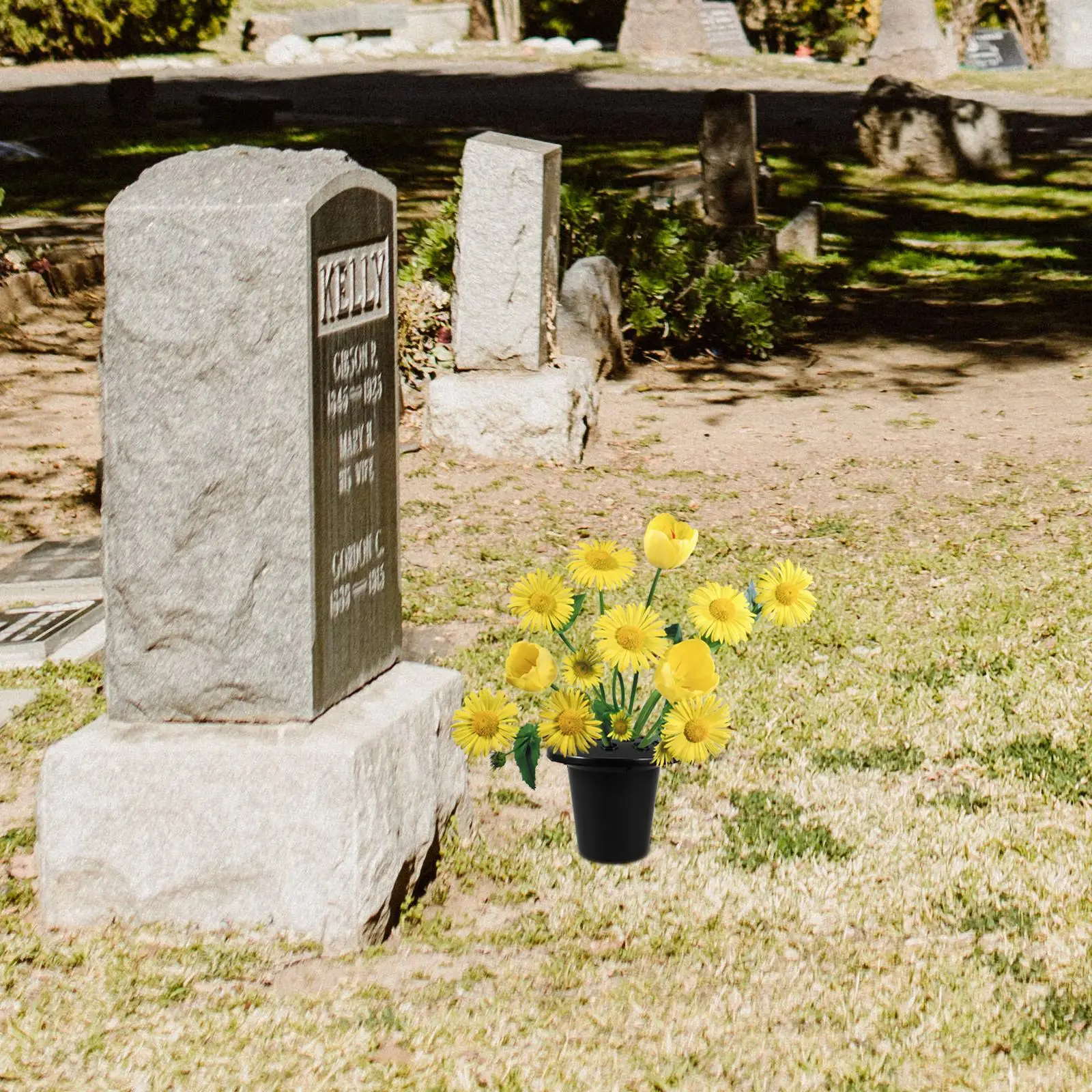 8pcs Base Flower Pot Durable Plastic Cemetery Grave Decorations Vases Evenly Spaced Flowers Elegant Appearance
8pcs Base Flower Pot Durable Plastic Cemetery Grave Decorations Vases Evenly Spaced Flowers Elegant Appearance