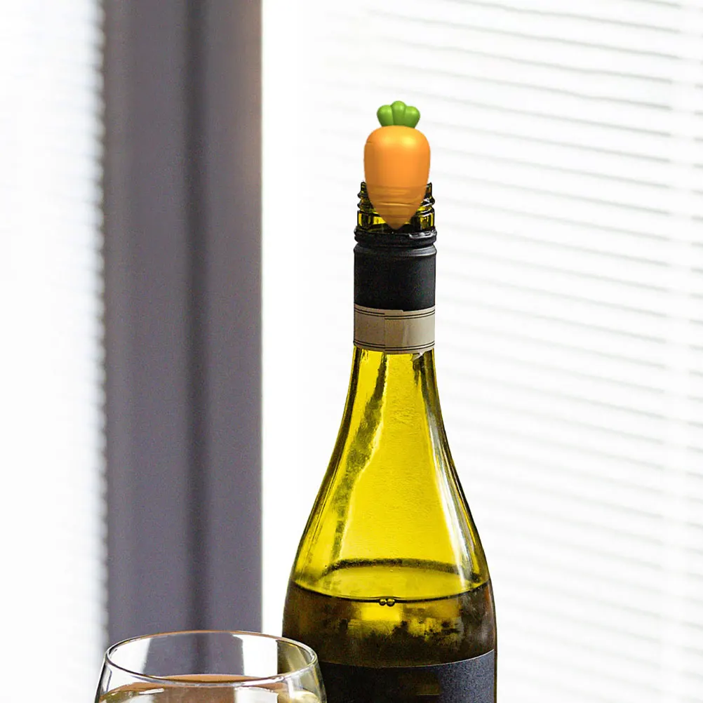 2Pcs Silicone Bottle Stoppers Carrot Shape Reusable Strong Seal Sparkling Bottle Plugs Cute Decor Stopper Stoppers
2Pcs Silicone Bottle Stoppers Carrot Shape Reusable Strong Seal Sparkling Bottle Plugs Cute Decor Stopper Stoppers