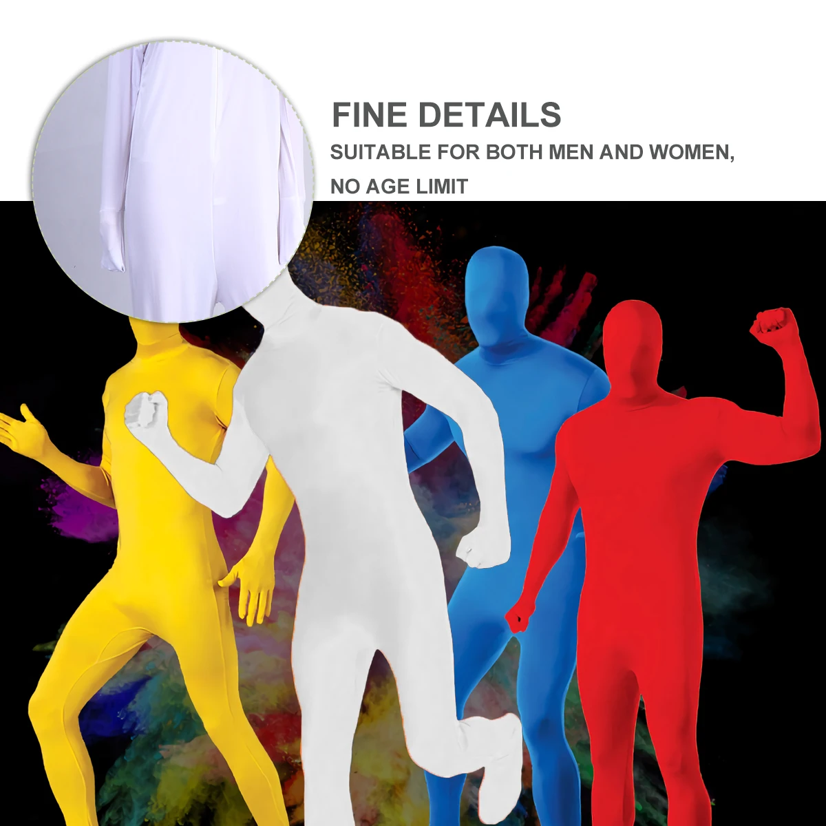 Invisibility Cloak Silk Breathable Stretchy Halloween Costume Party Jumpsuit Adults Bodysuits Men Women Various
Invisibility Cloak Silk Breathable Stretchy Halloween Costume Party Jumpsuit Adults Bodysuits Men Women Various