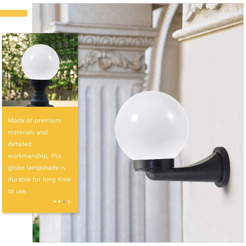 2Pcs Globe Lampshade Replacement Acrylic Outdoor Light Cover for Wall Lamp Porch Street Floor Post Mount Fixture Decorative Ball
2Pcs Globe Lampshade Replacement Acrylic Outdoor Light Cover for Wall Lamp Porch Street Floor Post Mount Fixture Decorative Ball