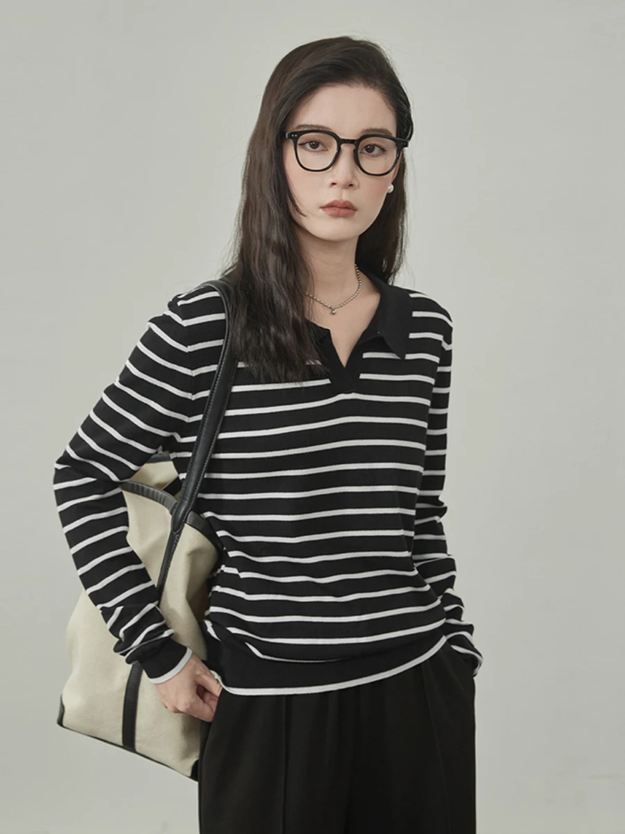 Women's Ne Striped Knitwear Spring 2026 Loose Fit Versatile Top Quali Faionable New Arrival
Women's Ne Striped Knitwear Spring 2026 Loose Fit Versatile Top Quali Faionable New Arrival