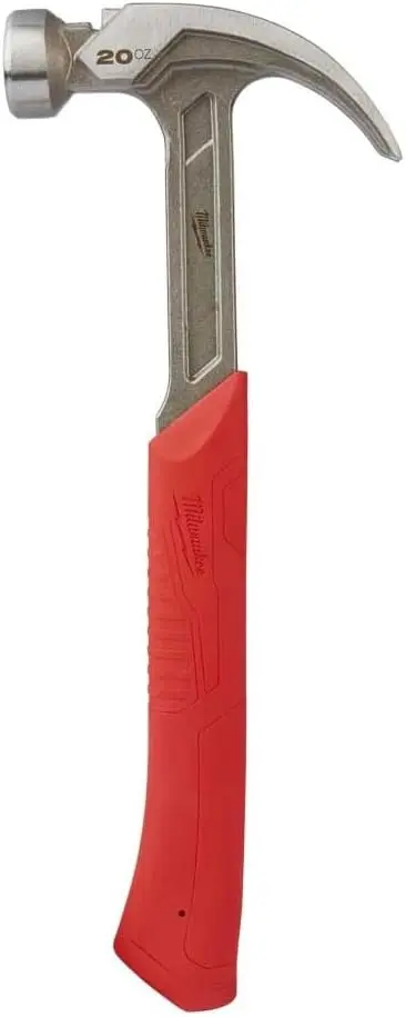 20oz Curved Claw Hammer, 14-inch Heavy-Duty Steel Tool for Woodworking and Construction
20oz Curved Claw Hammer, 14-inch Heavy-Duty Steel Tool for Woodworking and Construction