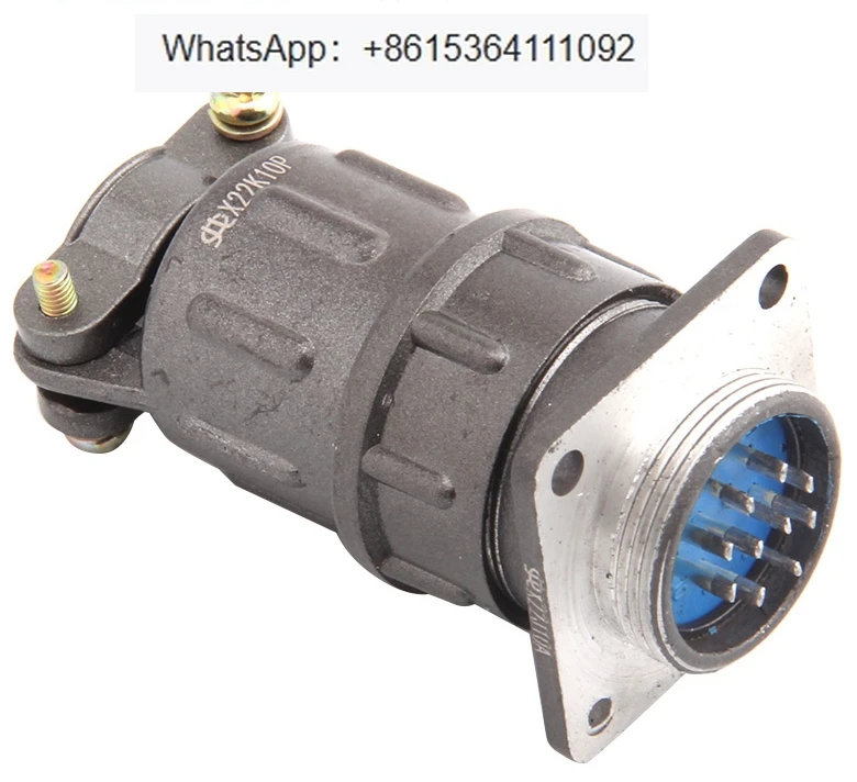 10 core aviation plug, front mounted X22K10P X22J10A, reverse mounted X22J10P X22K10A
10 core aviation plug, front mounted X22K10P X22J10A, reverse mounted X22J10P X22K10A
