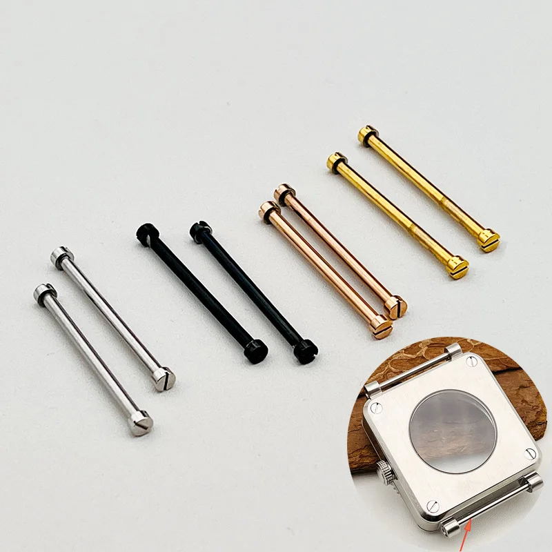 2PCS Screw Rods fit 22mm Case Ear Position For SKX007 Square Watch Case Strap Black Silver Gold Stainless Steel Screw Parts
2PCS Screw Rods fit 22mm Case Ear Position For SKX007 Square Watch Case Strap Black Silver Gold Stainless Steel Screw Parts