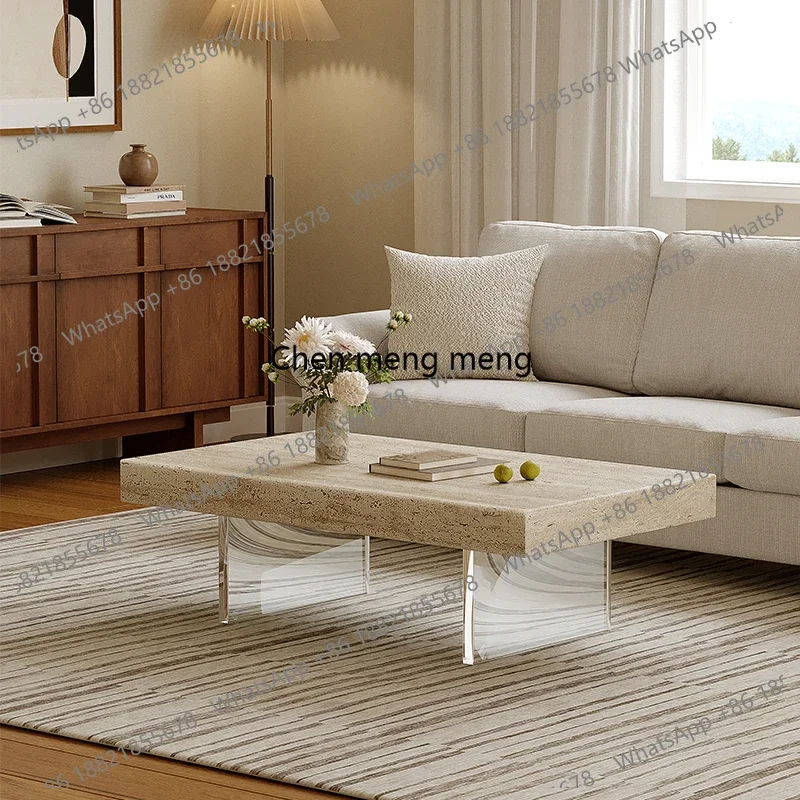 cc182Natural travertine coffee table modern simple home living room small apartment suspended rectangular coffee table
cc182Natural travertine coffee table modern simple home living room small apartment suspended rectangular coffee table