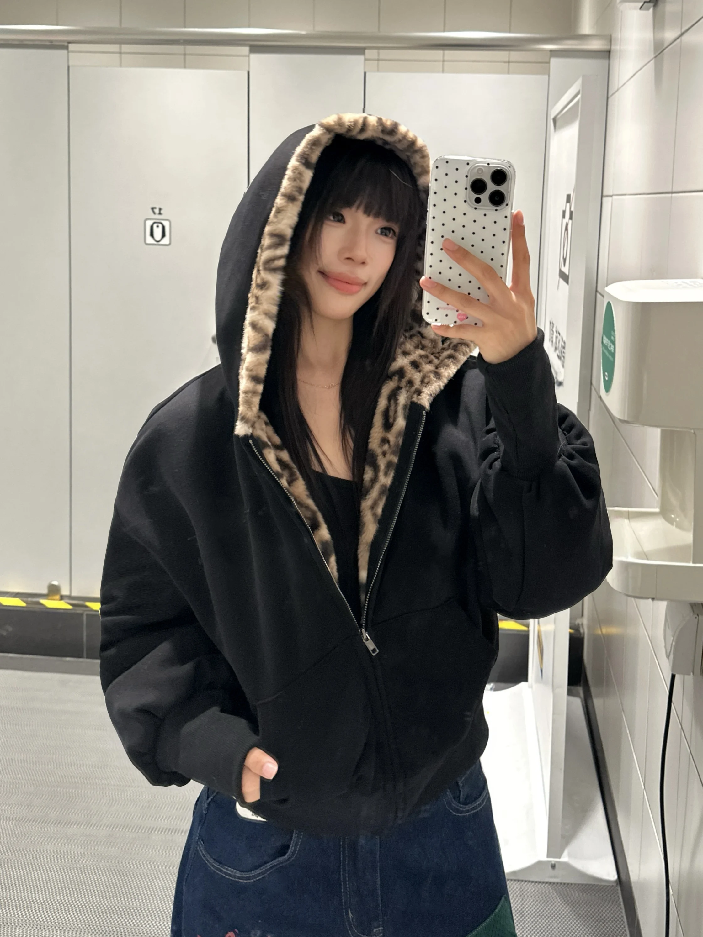 BeOurRule American Retro Leopard Print Lined Hoodie Jaet Men's Warm Cotton Jaet Zipper Closure ort Sle Faionable
BeOurRule American Retro Leopard Print Lined Hoodie Jaet Men's Warm Cotton Jaet Zipper Closure ort Sle Faionable