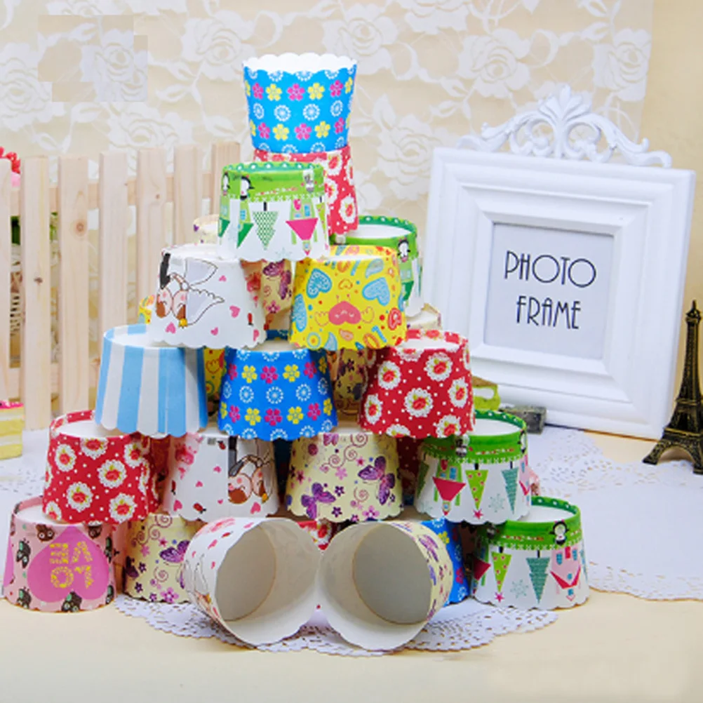 50pcs Paper Baking Cups Food Grade Ink and Paper Grease Proof Cupcake Liners Stackable Muffin Cups(Random Color)
50pcs Paper Baking Cups Food Grade Ink and Paper Grease Proof Cupcake Liners Stackable Muffin Cups(Random Color)