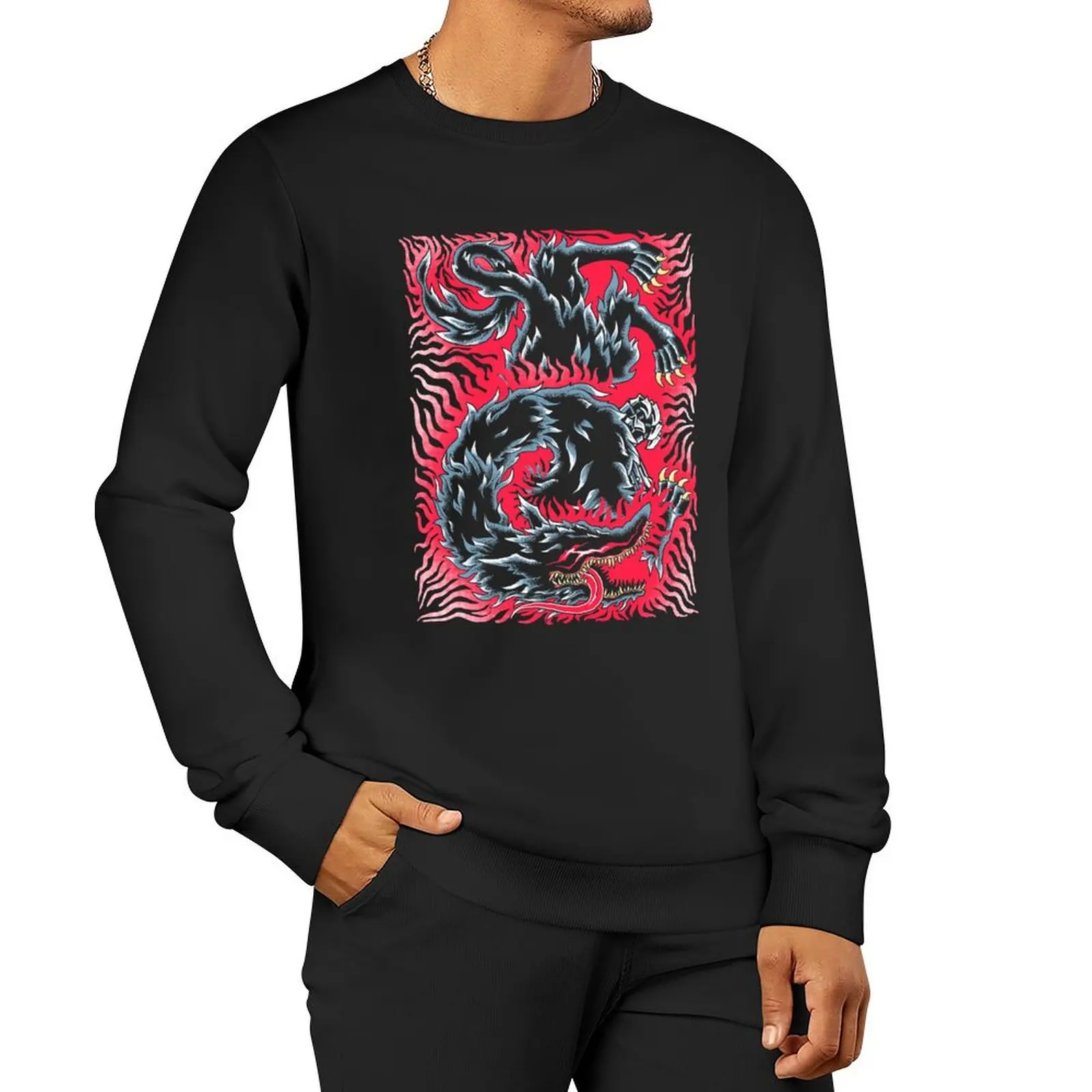 Beast of Darkness Metal Pullover Hoodie japanese style hooded shirt men's clothes autumn aesthetic sweatshirts
Beast of Darkness Metal Pullover Hoodie japanese style hooded shirt men's clothes autumn aesthetic sweatshirts