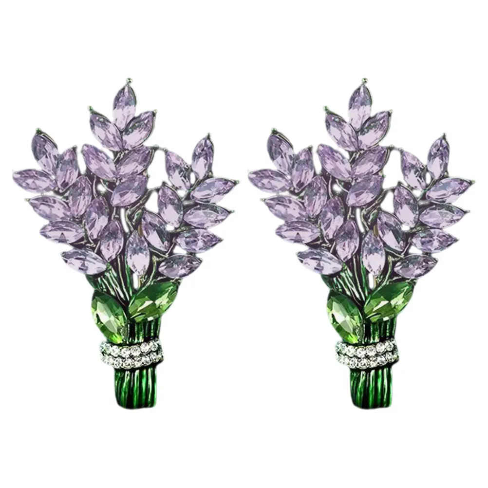 2 Pcs Lavender Bouquet Brooch Pin Fashion Accessories Vintage Design Elegant Flower Pins for Women Clothes Decorations
2 Pcs Lavender Bouquet Brooch Pin Fashion Accessories Vintage Design Elegant Flower Pins for Women Clothes Decorations