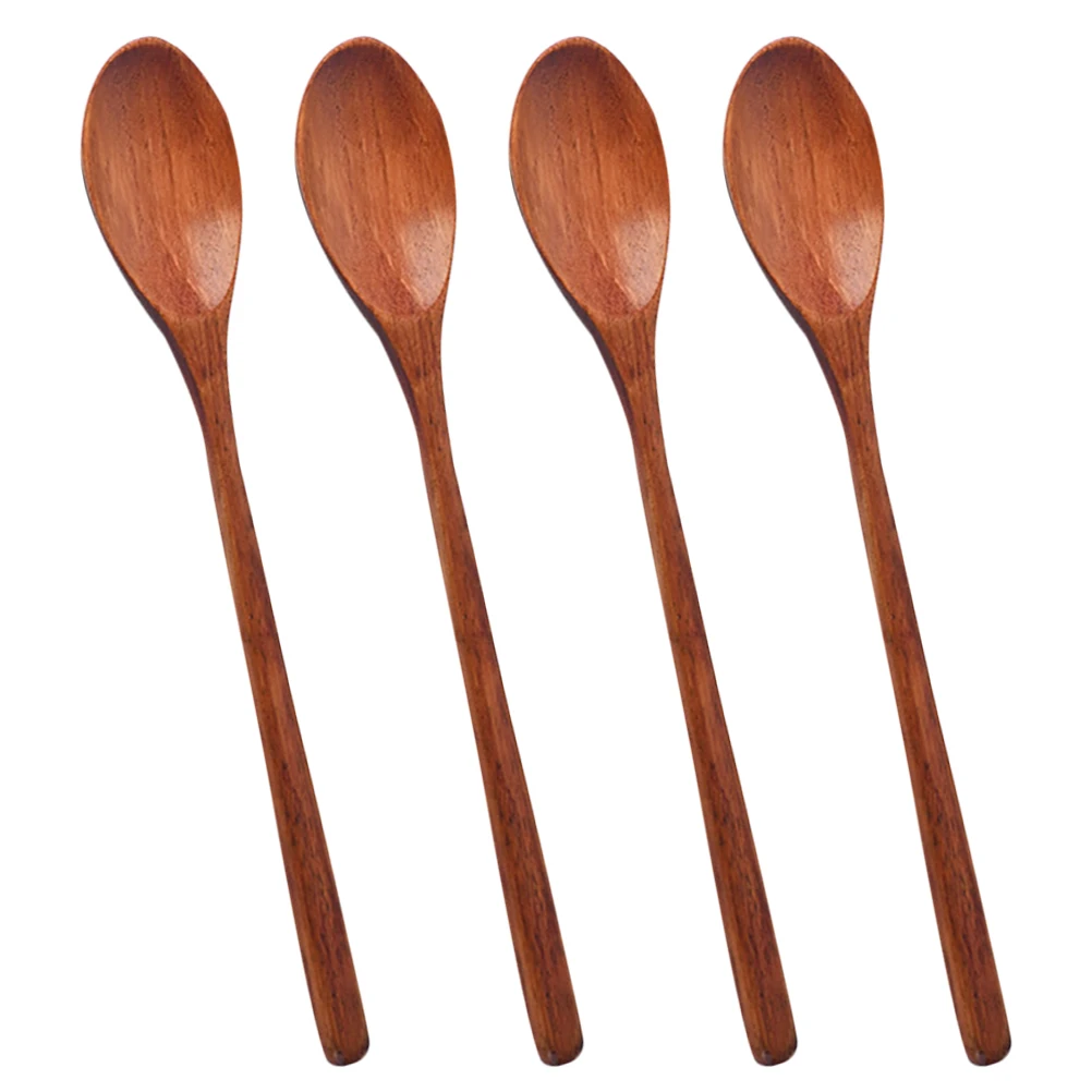 4Pcs Wooden Long Handle Spoon Elegant Design Wooden Spoons for Home Hotel Office Use Multi Purpose Serving Mixing Tool
4Pcs Wooden Long Handle Spoon Elegant Design Wooden Spoons for Home Hotel Office Use Multi Purpose Serving Mixing Tool