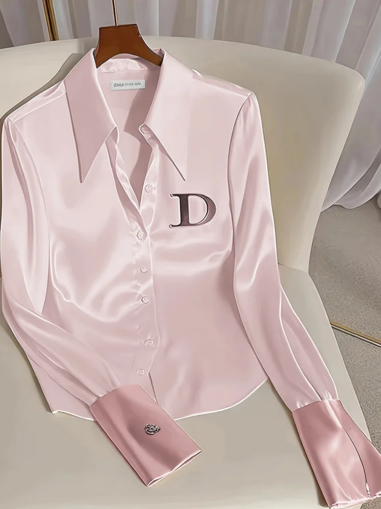 Early Autumn European Fashion High-End Shirt Unique Elegant Cold Tone Pink Beautiful Korean Style Loose Fit Long Sleeve Butto...
Early Autumn European Fashion High-End Shirt Unique Elegant Cold Tone Pink Beautiful Korean Style Loose Fit Long Sleeve Butto...