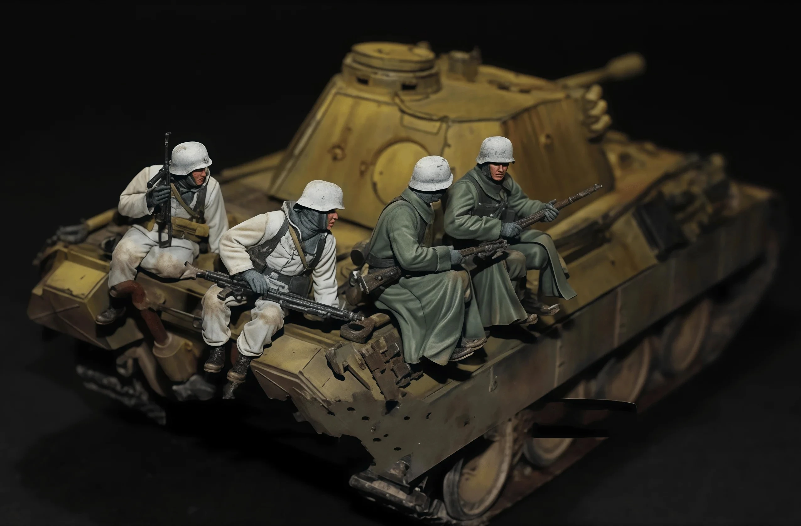 Precision 1/35 Die-casting Resin Model Kit, GK, (4 People), Unpainted
Precision 1/35 Die-casting Resin Model Kit, GK, (4 People), Unpainted