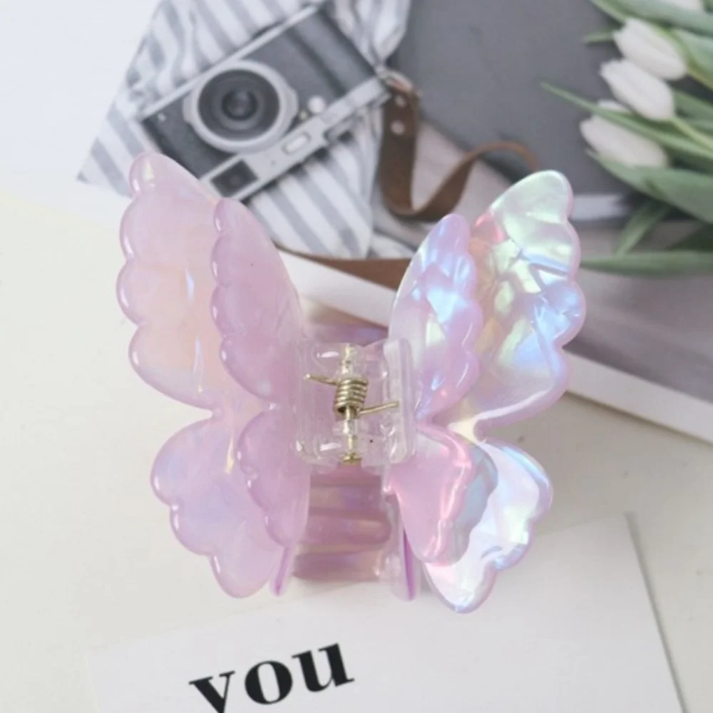 Acetate Butterfly Hair Clip Pearlescent Hair Accessories Hair Claw Small Size Colourful Fairy Hair Gripper Outdoor Accessories
Acetate Butterfly Hair Clip Pearlescent Hair Accessories Hair Claw Small Size Colourful Fairy Hair Gripper Outdoor Accessories