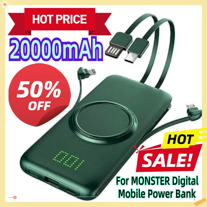 For MONSTER Digital 20000mAh Mobile Power Bank
For MONSTER Digital 20000mAh Mobile Power Bank